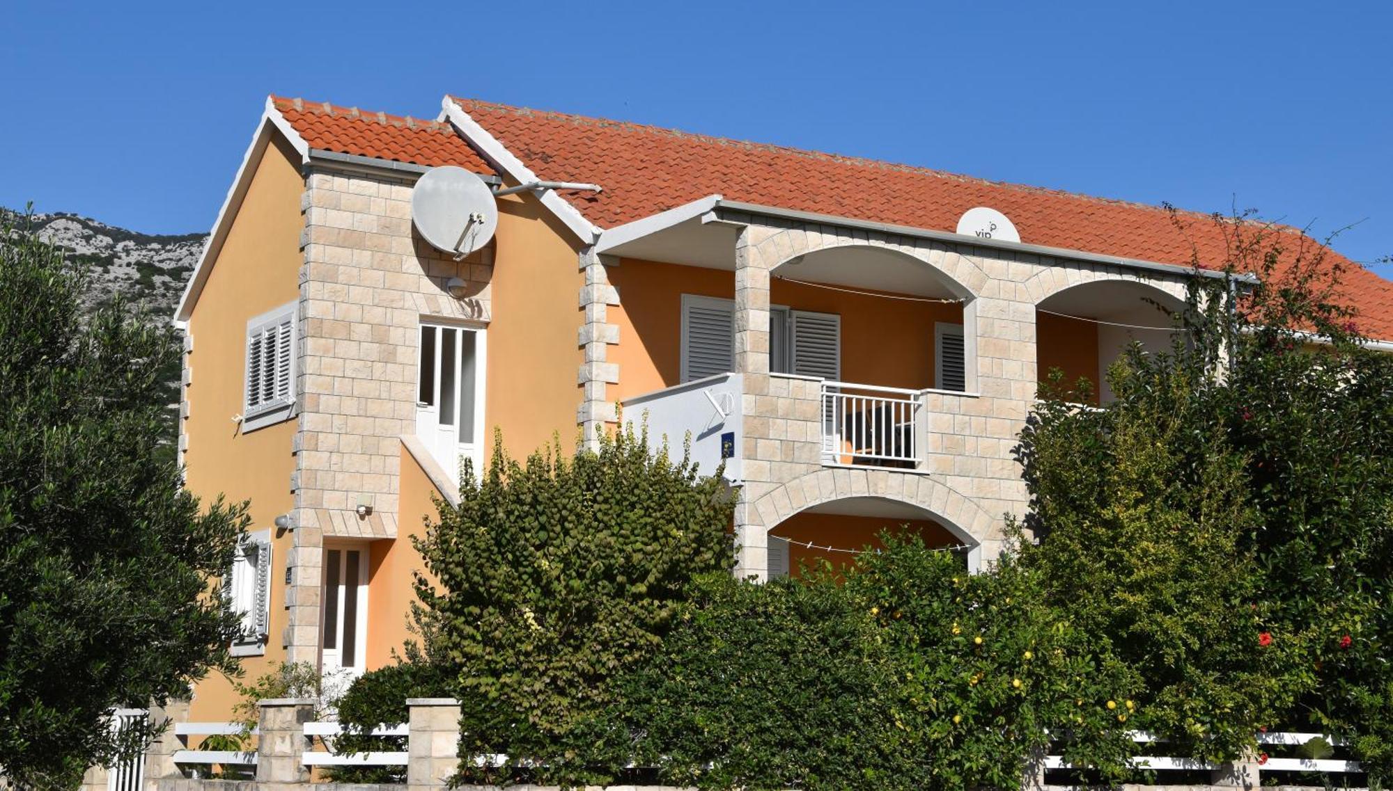 Apartment Andrea Orebic Bagian luar foto